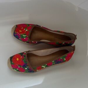 Colorful Floral Espadrilles